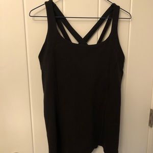 Lululemon 2-in-1 tank. Light/medium support